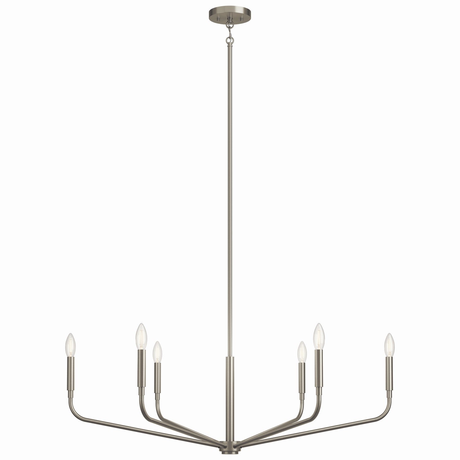 Kichler - 52719NI - Six Light Chandelier - Madden - Brushed Nickel