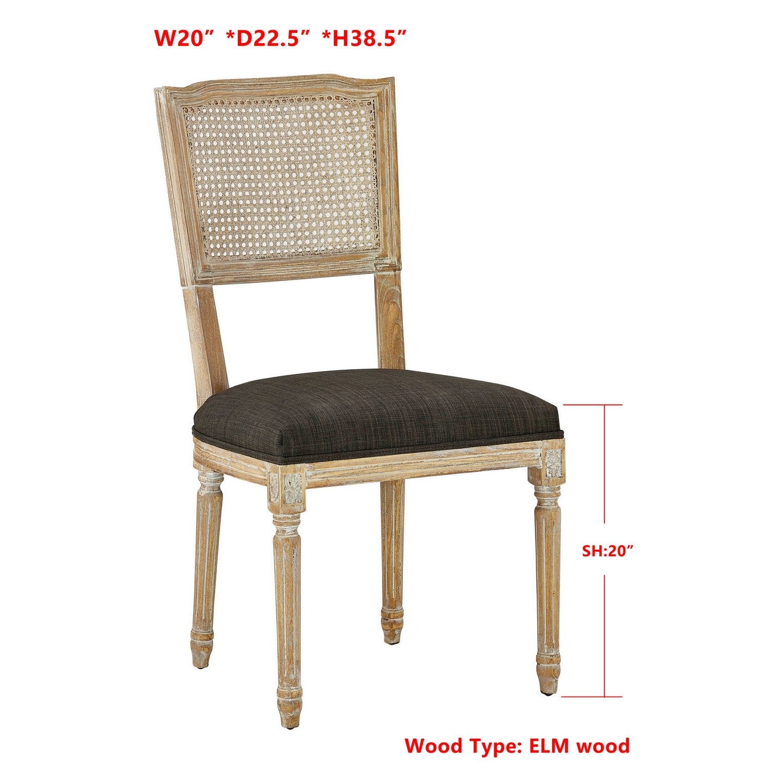 Forty West - 52544-UB - Side Chair - Camille