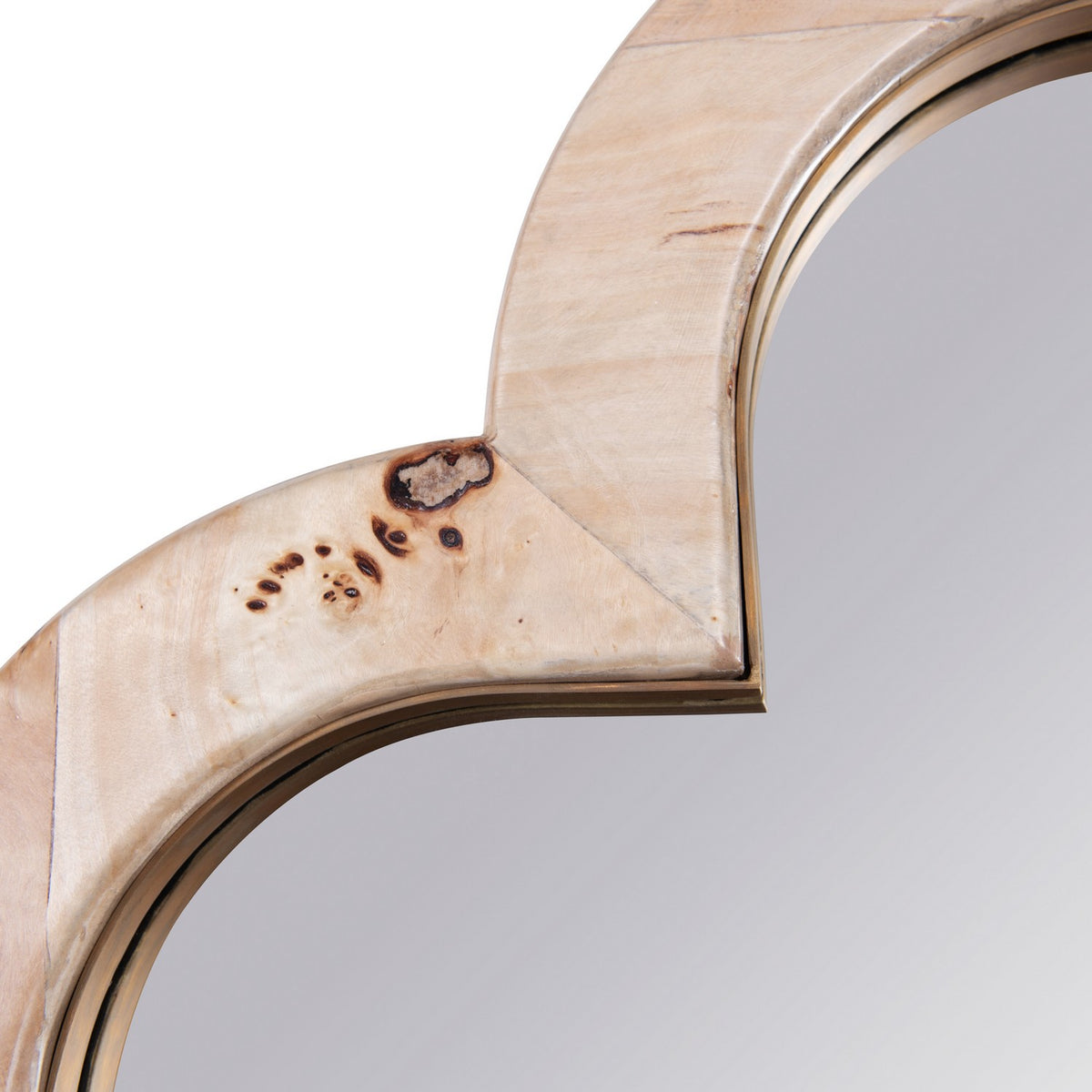 Varaluz - 455MI36B - Wall Mirror - Swiss - Poplar Burl/Weathered Brass