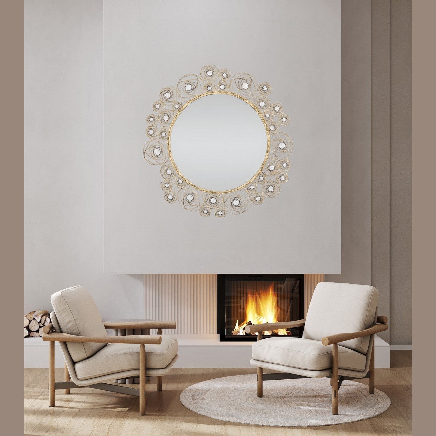Varaluz - 500MI37HGOB - Mirror - Ethereal Rose - Havana Gold Ombre