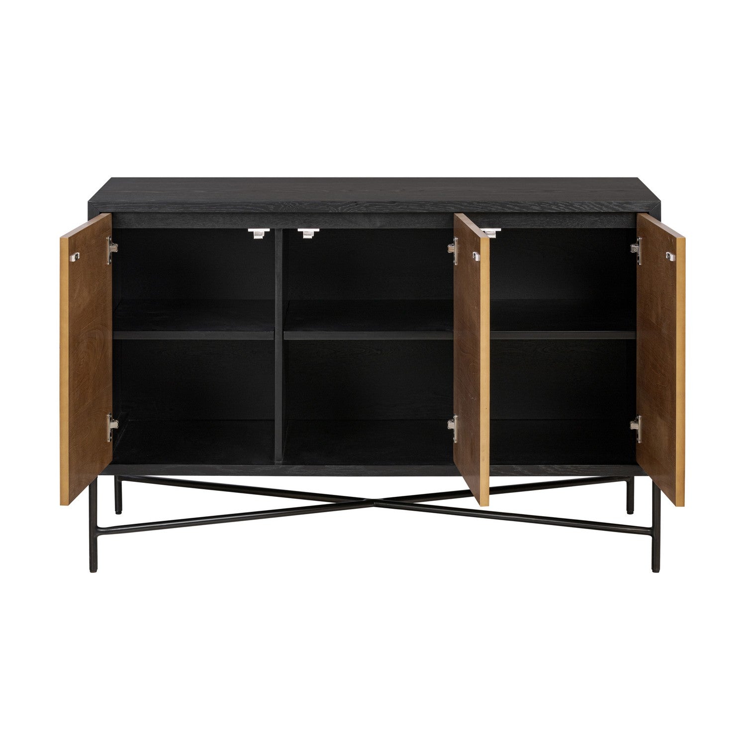 Varaluz - 505ST48A - Credenza - Parker - Black/Walnut/White Ashe/Cherry/Black Oak
