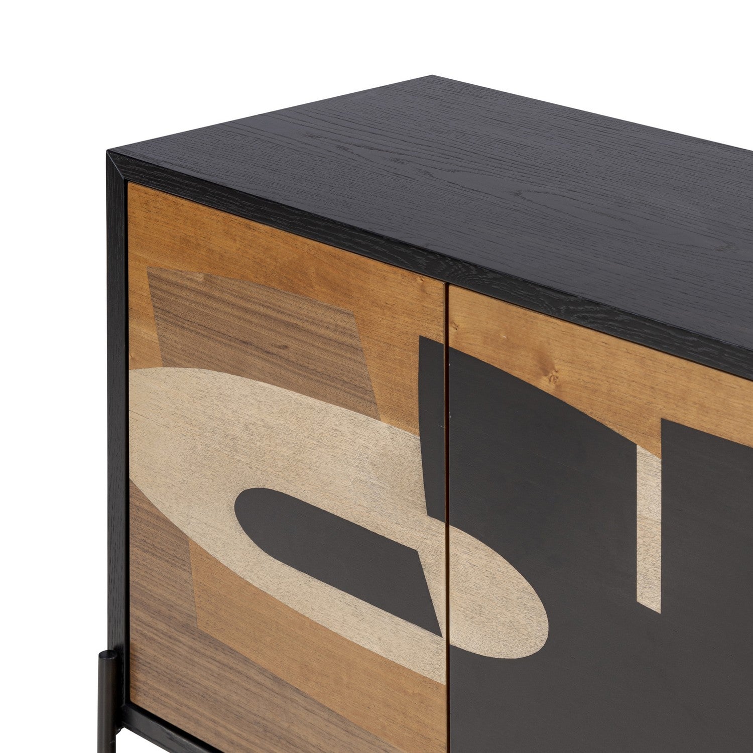 Varaluz - 505ST48A - Credenza - Parker - Black/Walnut/White Ashe/Cherry/Black Oak