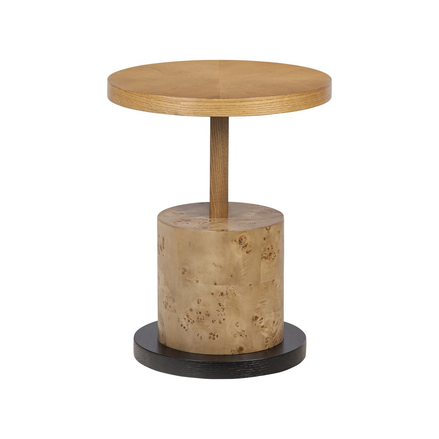 Varaluz - 508TA18A - Side Table - Eros - Black Oak/Mappa Burl/ Poplar/Cherry