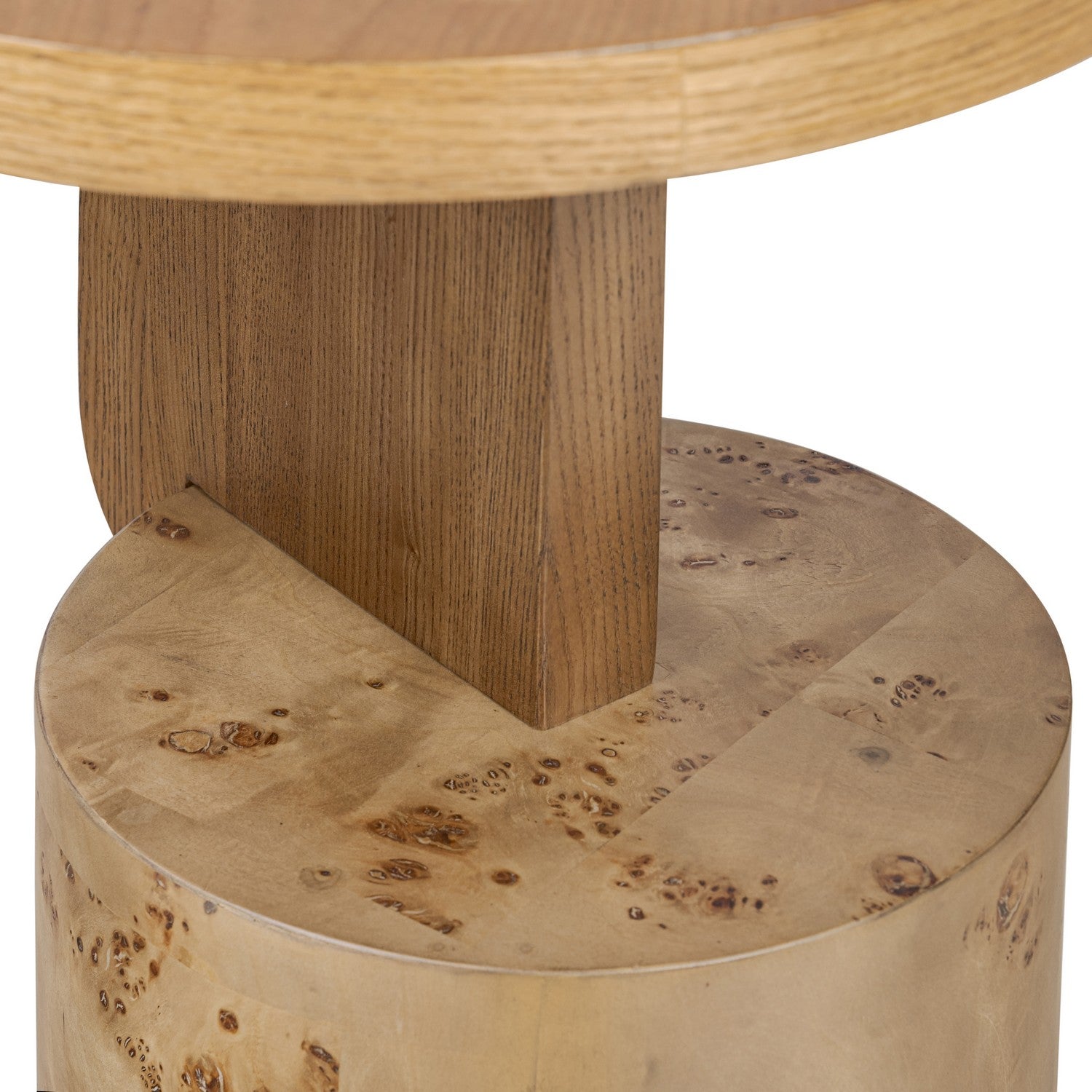 Varaluz - 508TA18A - Side Table - Eros - Black Oak/Mappa Burl/ Poplar/Cherry