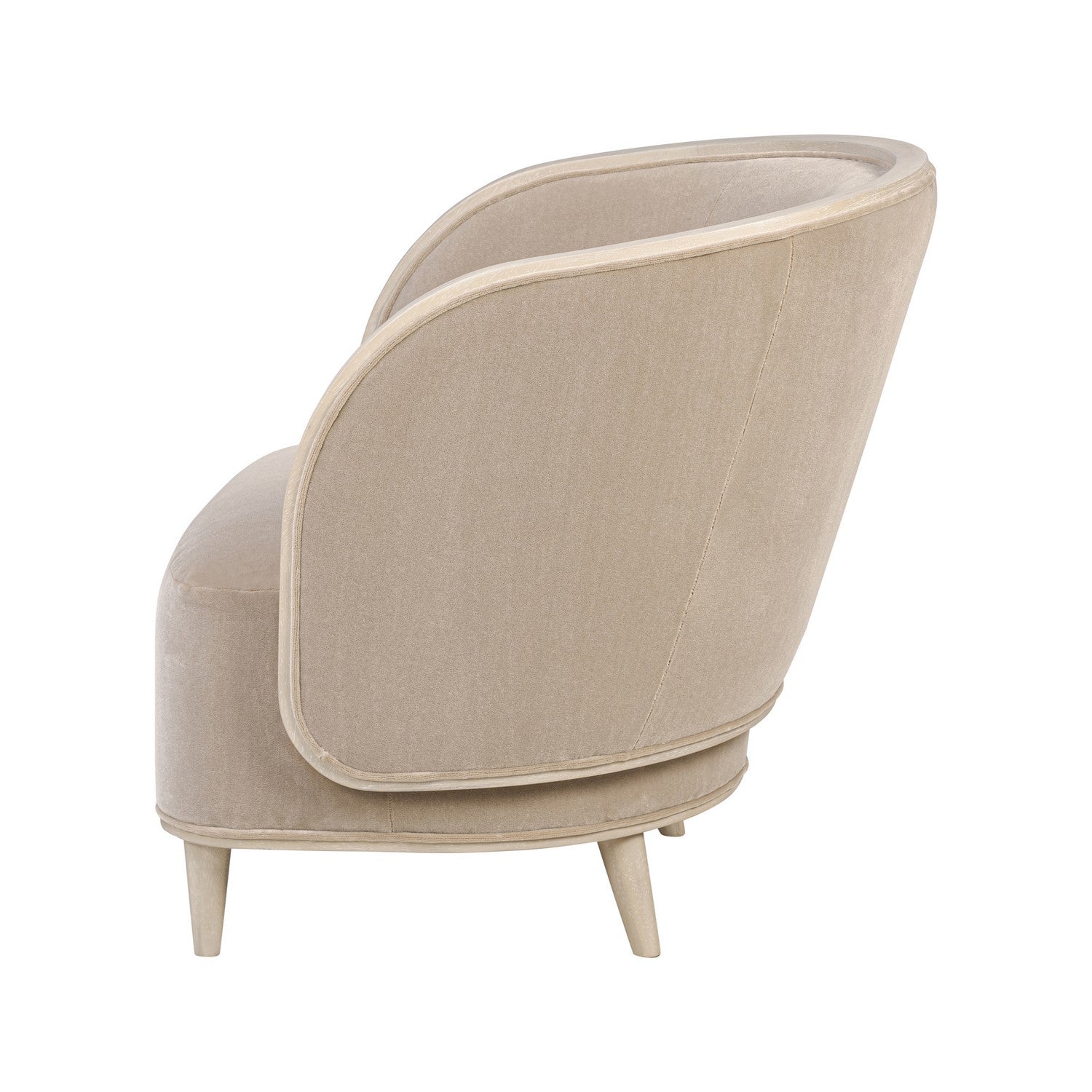 Varaluz - 510CH28A - Accent Chair - Hayworth - Ash Blond/Mushroom Mohair
