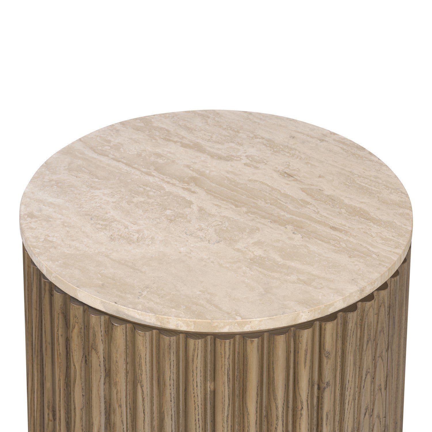 Varaluz - 511TA18A - Side Table - Donovan - Harvest Oak/Mushroom Oak