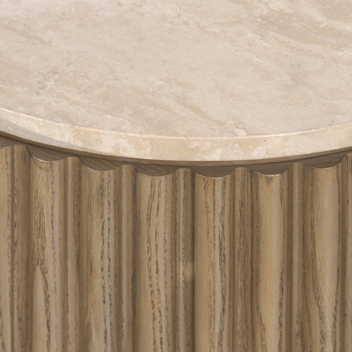 Varaluz - 511TA18A - Side Table - Donovan - Harvest Oak/Mushroom Oak