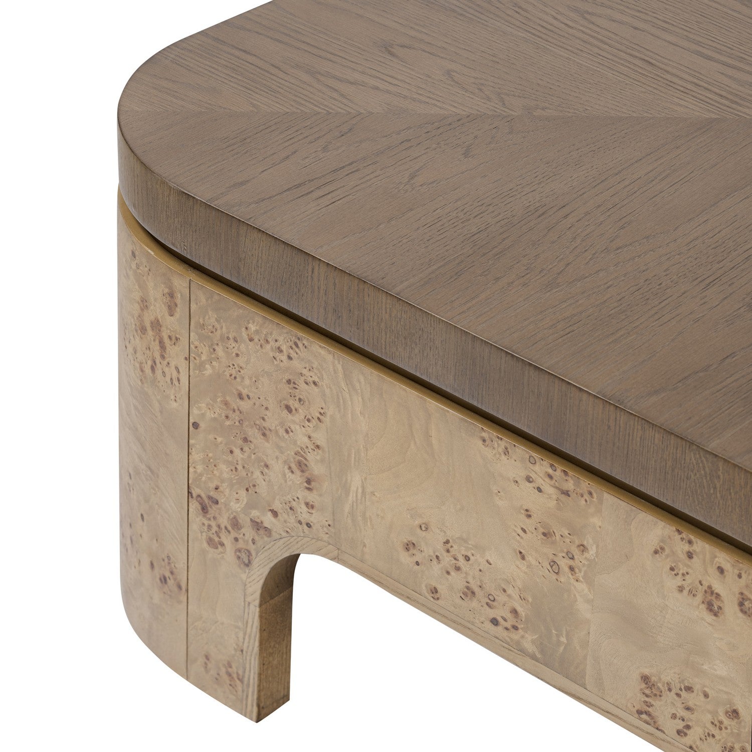 Varaluz - 514TA44A - Coffee Table - McKinney - Mushroom Oak/Mappa Burl