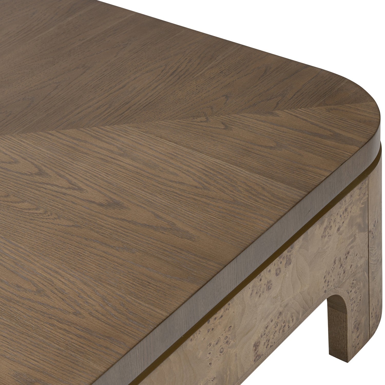 Varaluz - 514TA44A - Coffee Table - McKinney - Mushroom Oak/Mappa Burl