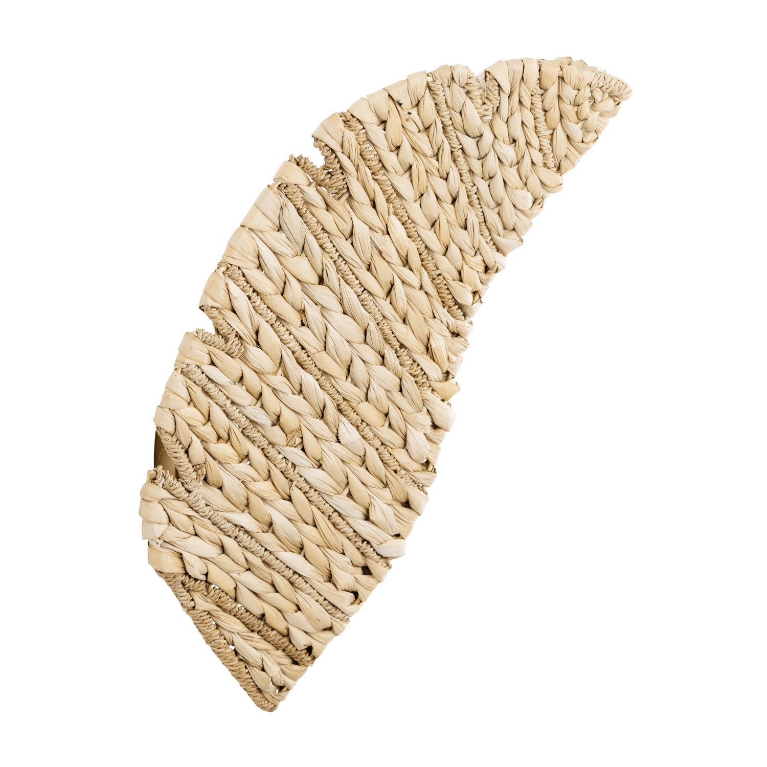 Varaluz - 901K02FGN - Two Light Wall Sconce - Banana Leaf - French Gold/Natural Seagrass