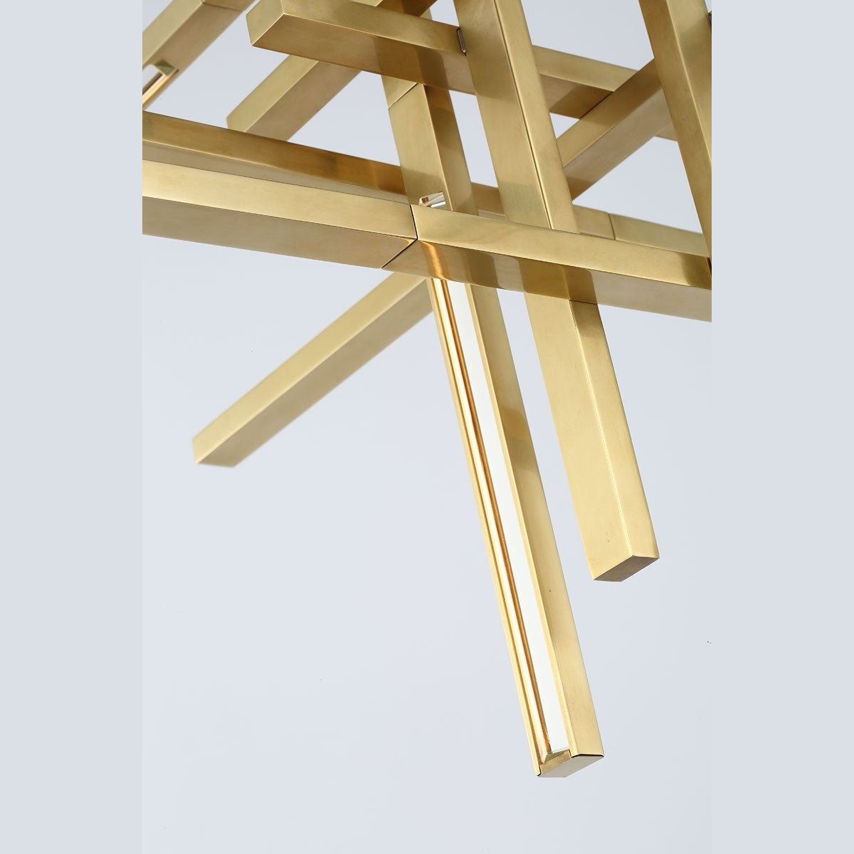 Visual Comfort Modern - SLCH56127CCHAB - LED Chandelier - Cityscape - Hand Rubbed Antique Brass