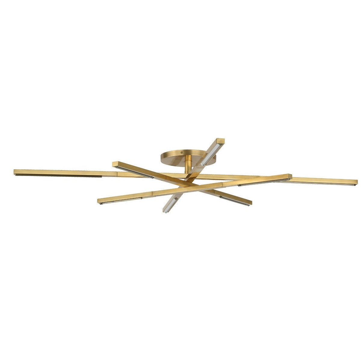 Visual Comfort Modern - SLFM56727CCHAB - LED Flush Mount - Cityscape - Hand Rubbed Antique Brass