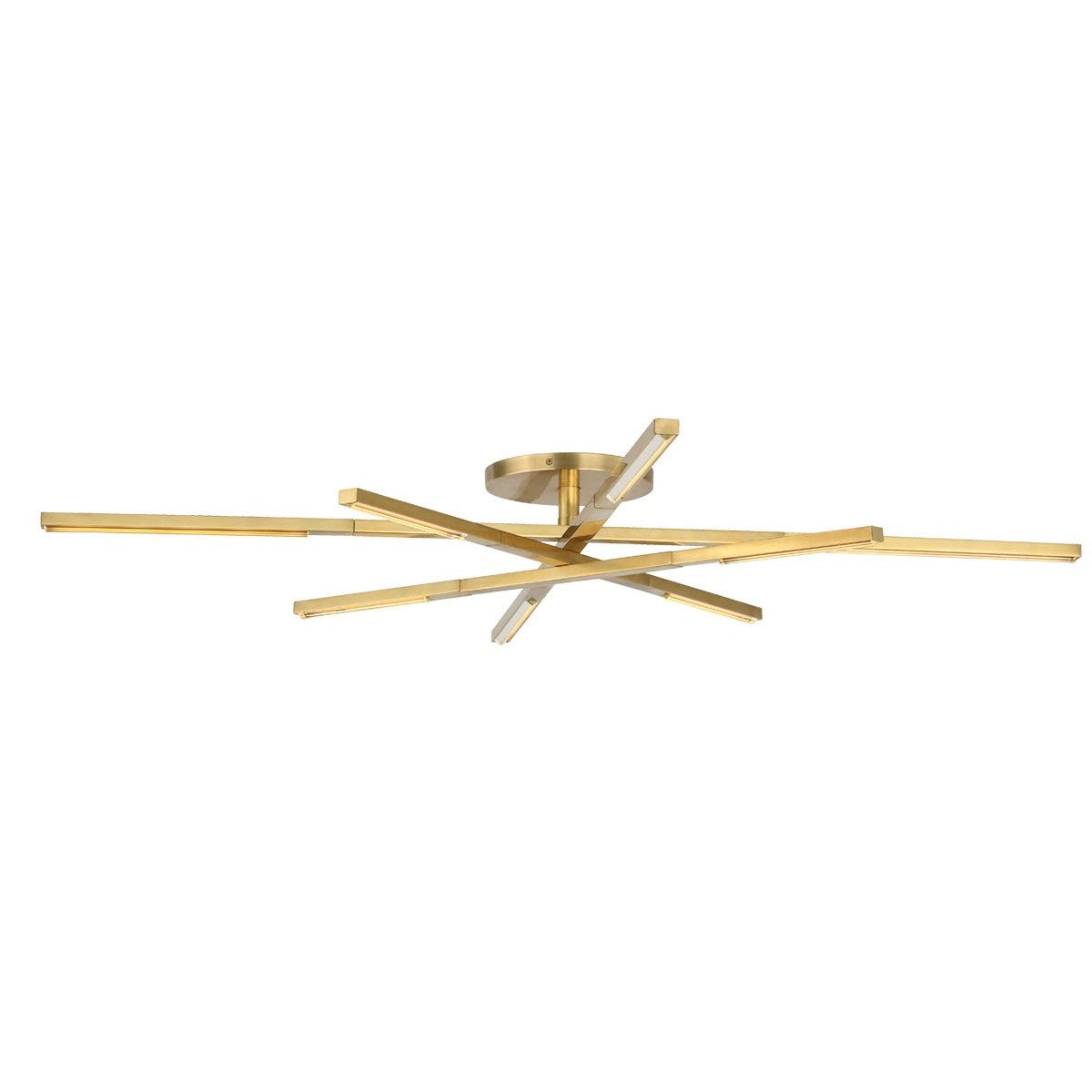 Visual Comfort Modern - SLFM56727CCHAB - LED Flush Mount - Cityscape - Hand Rubbed Antique Brass