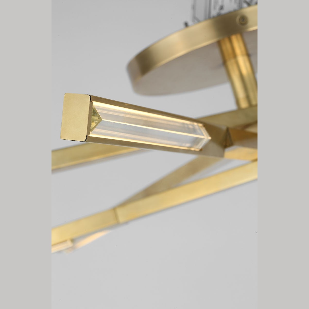 Visual Comfort Modern - SLFM56727CCHAB - LED Flush Mount - Cityscape - Hand Rubbed Antique Brass