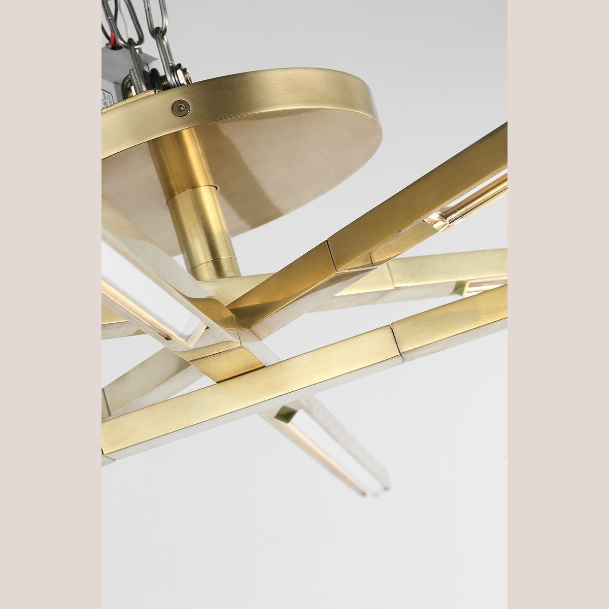 Visual Comfort Modern - SLFM56527CCHAB - LED Flush Mount - Cityscape - Hand Rubbed Antique Brass