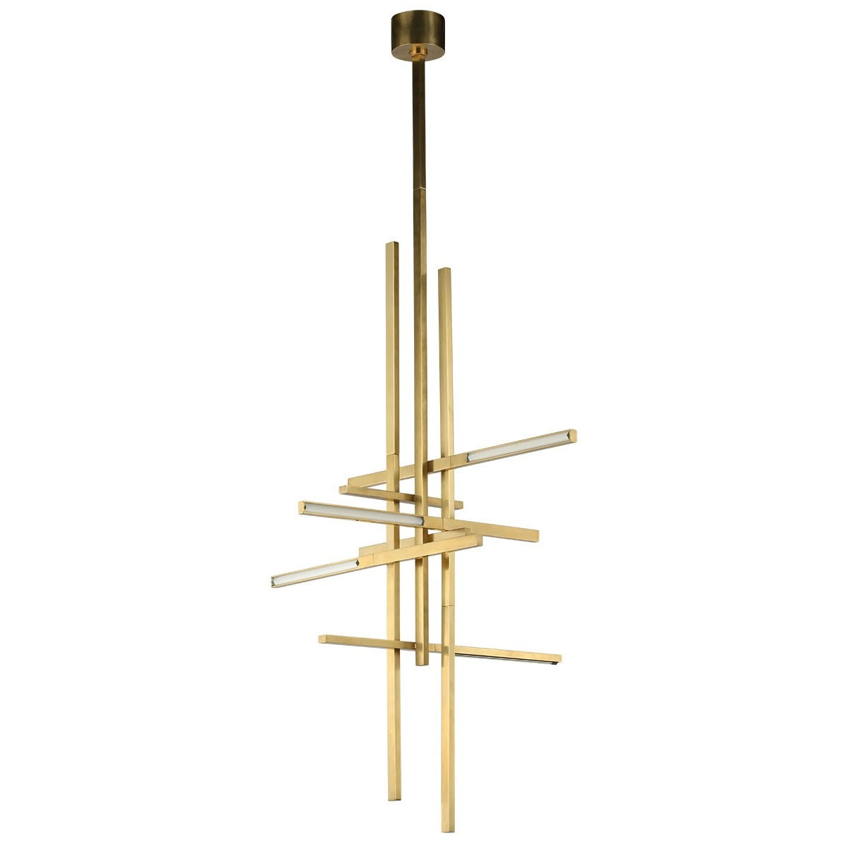 Visual Comfort Modern - SLPD56327CCHAB - LED Pendant - Cityscape - Hand Rubbed Antique Brass