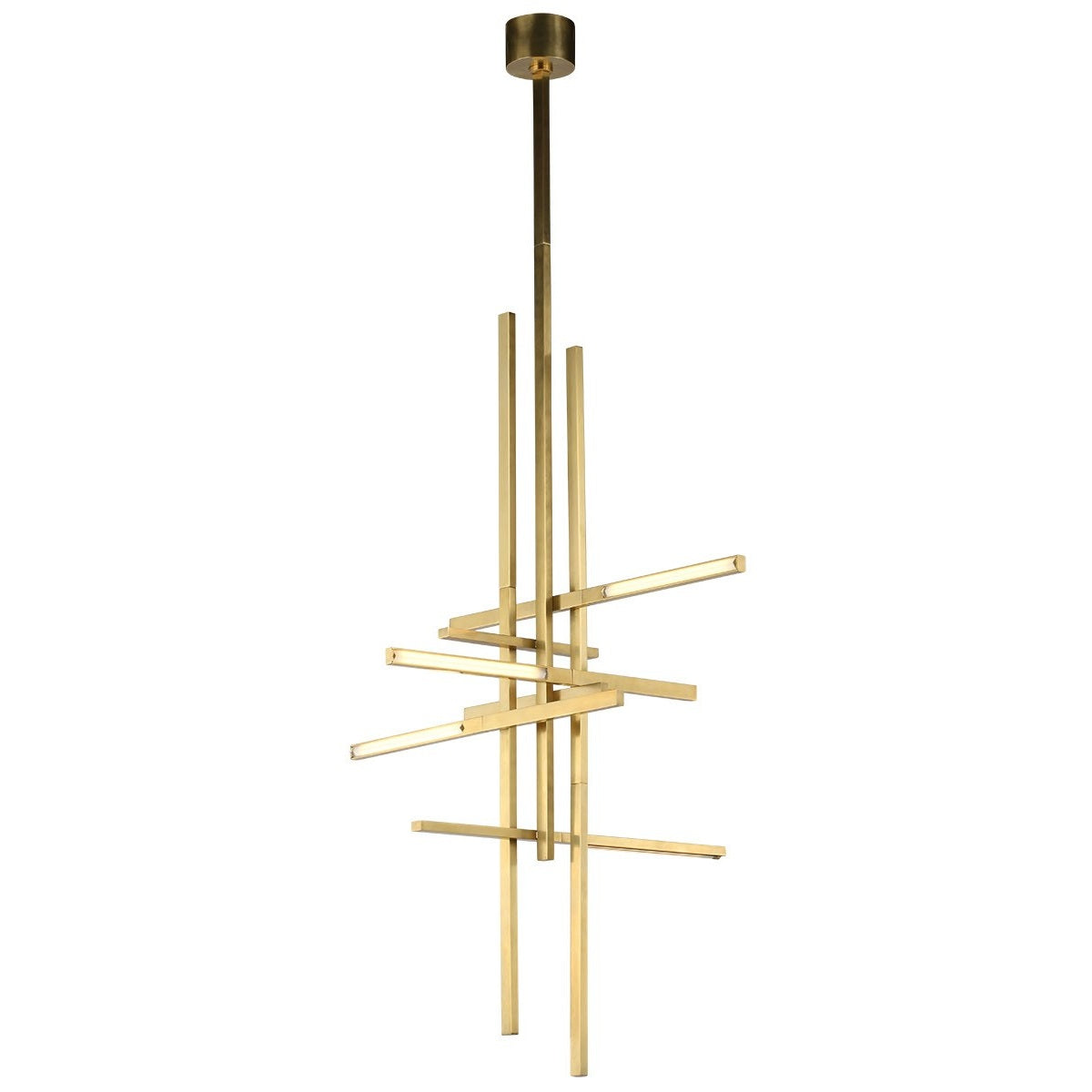 Visual Comfort Modern - SLPD56327CCHAB - LED Pendant - Cityscape - Hand Rubbed Antique Brass