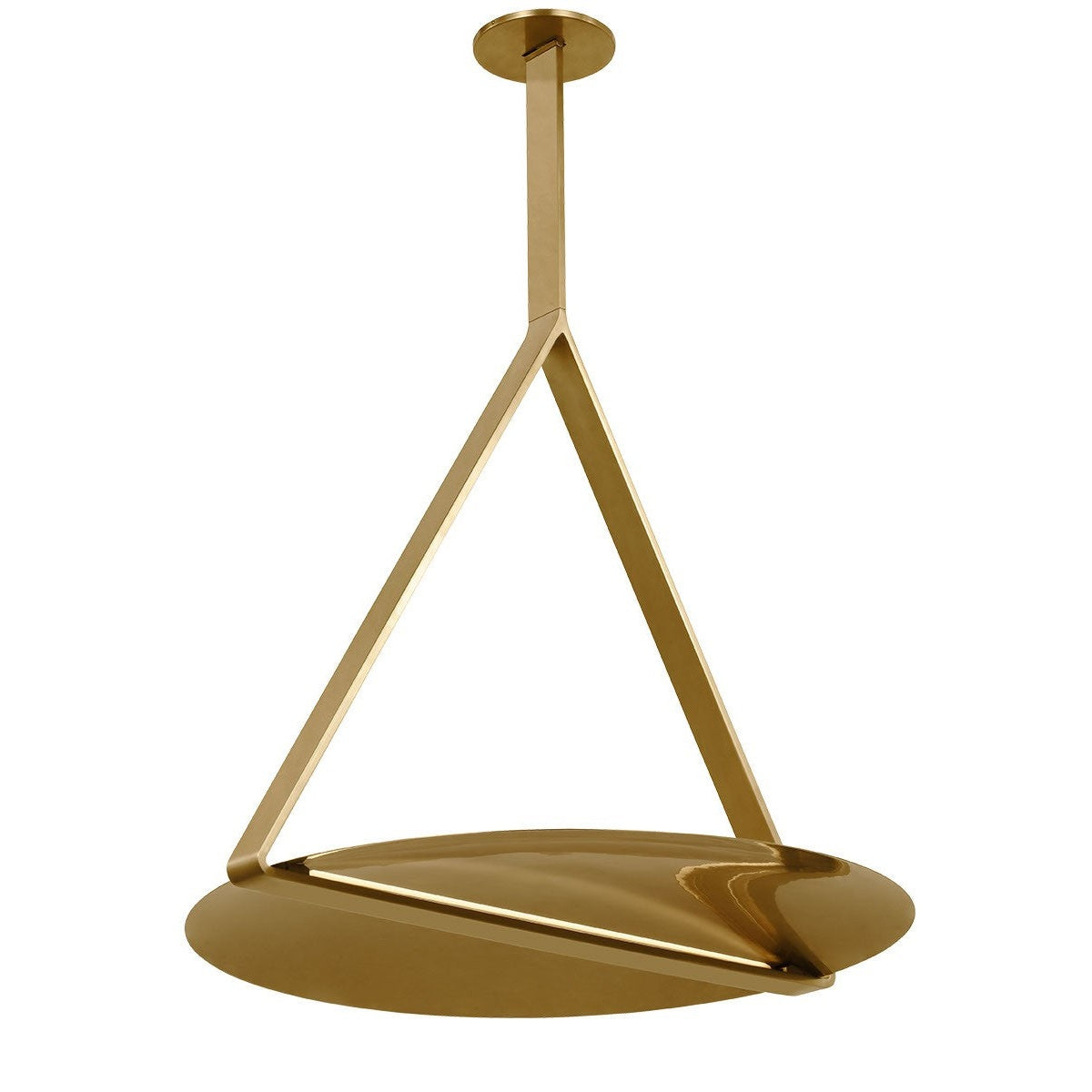 Visual Comfort Modern - PBPD35127NB/NB - LED Pendant - Cymbal - Natural Brass