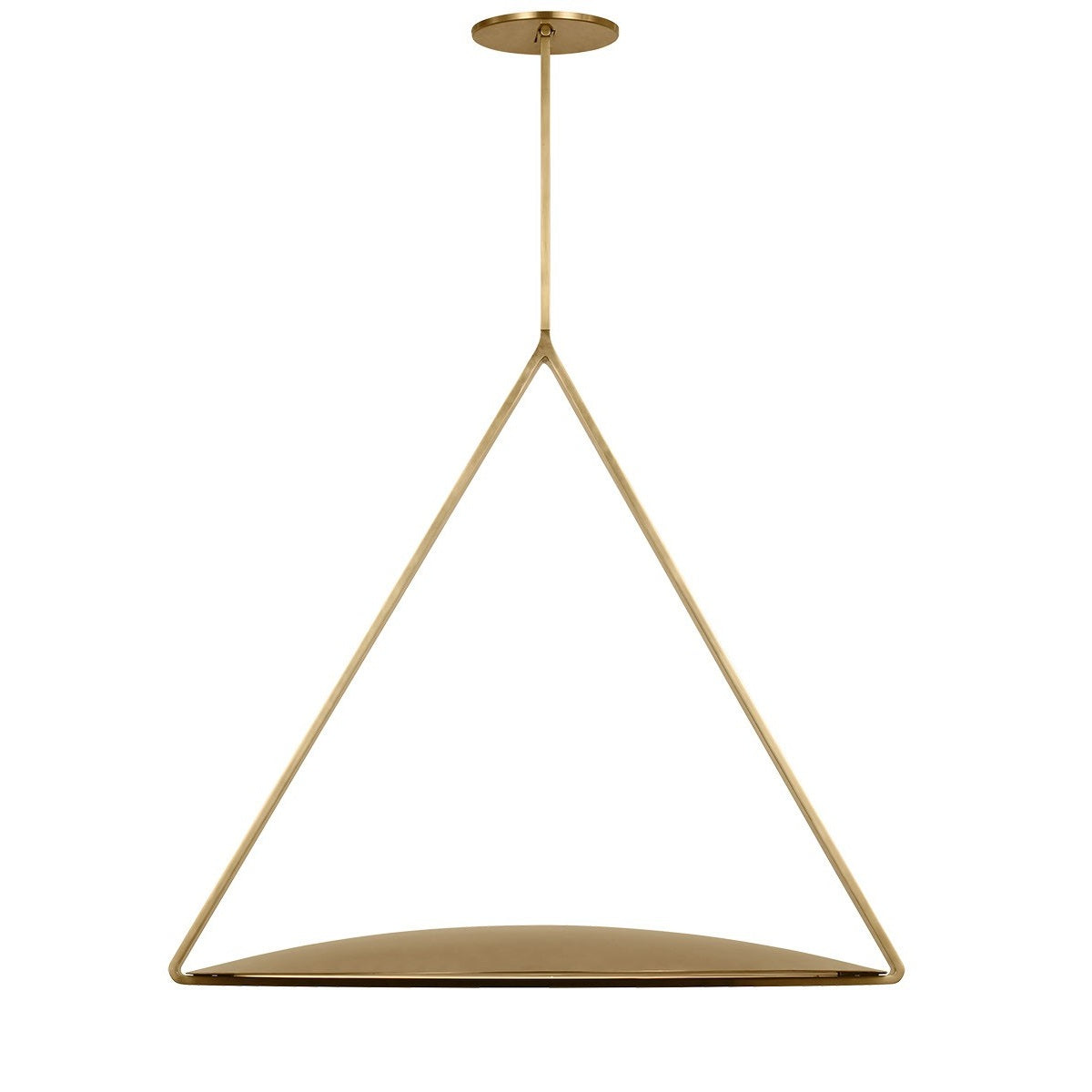 Visual Comfort Modern - PBPD35127NB/NB - LED Pendant - Cymbal - Natural Brass