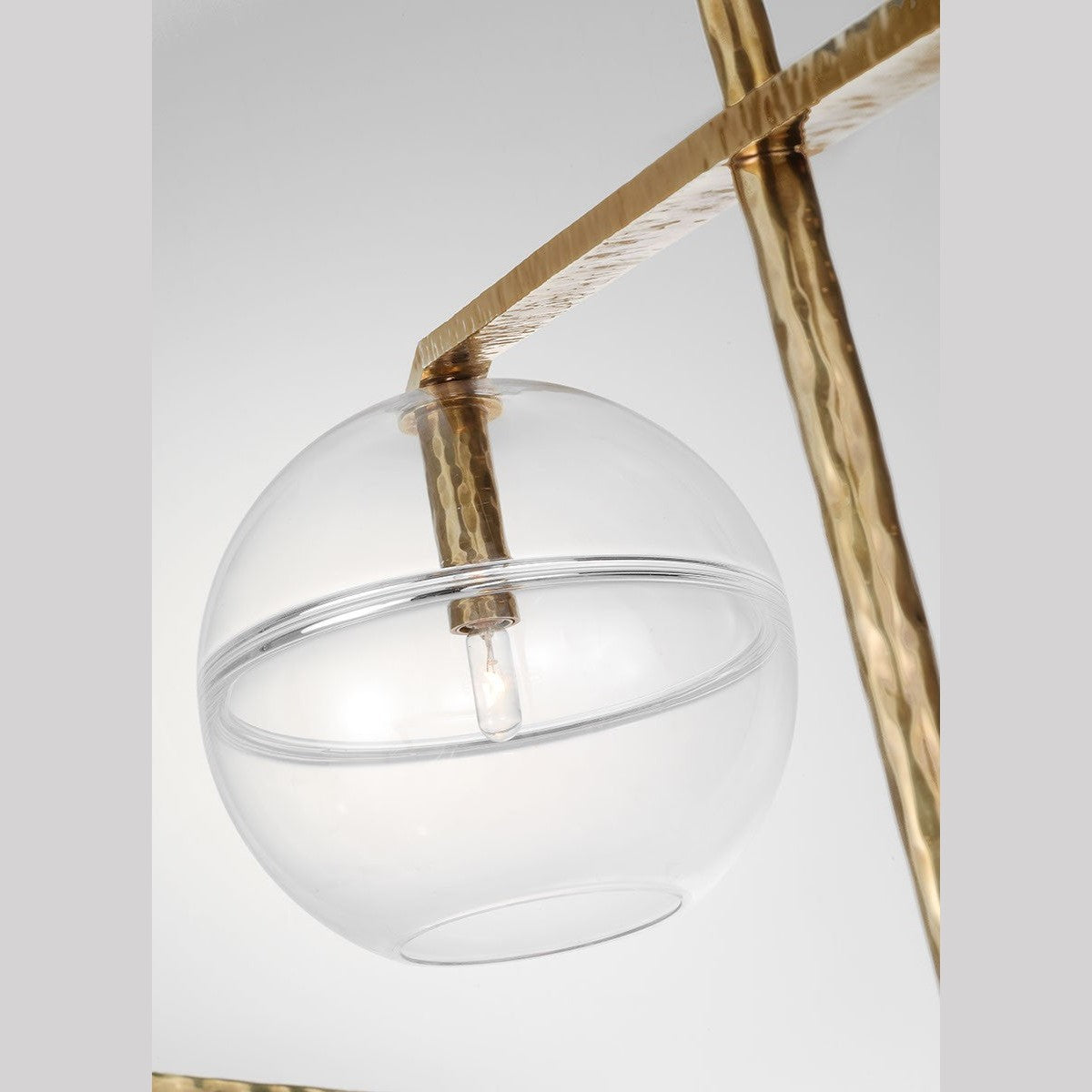 Visual Comfort Modern - SLCH354CPAB-L - LED Chandelier - Lowing - Polished Antique Brass