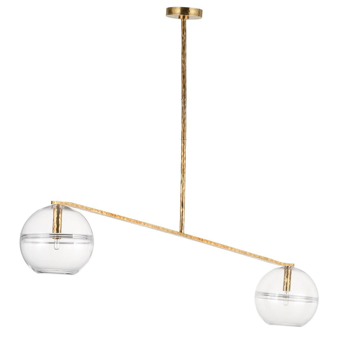 Visual Comfort Modern - SLCH356CPAB-L - LED Chandelier - Lowing - Polished Antique Brass