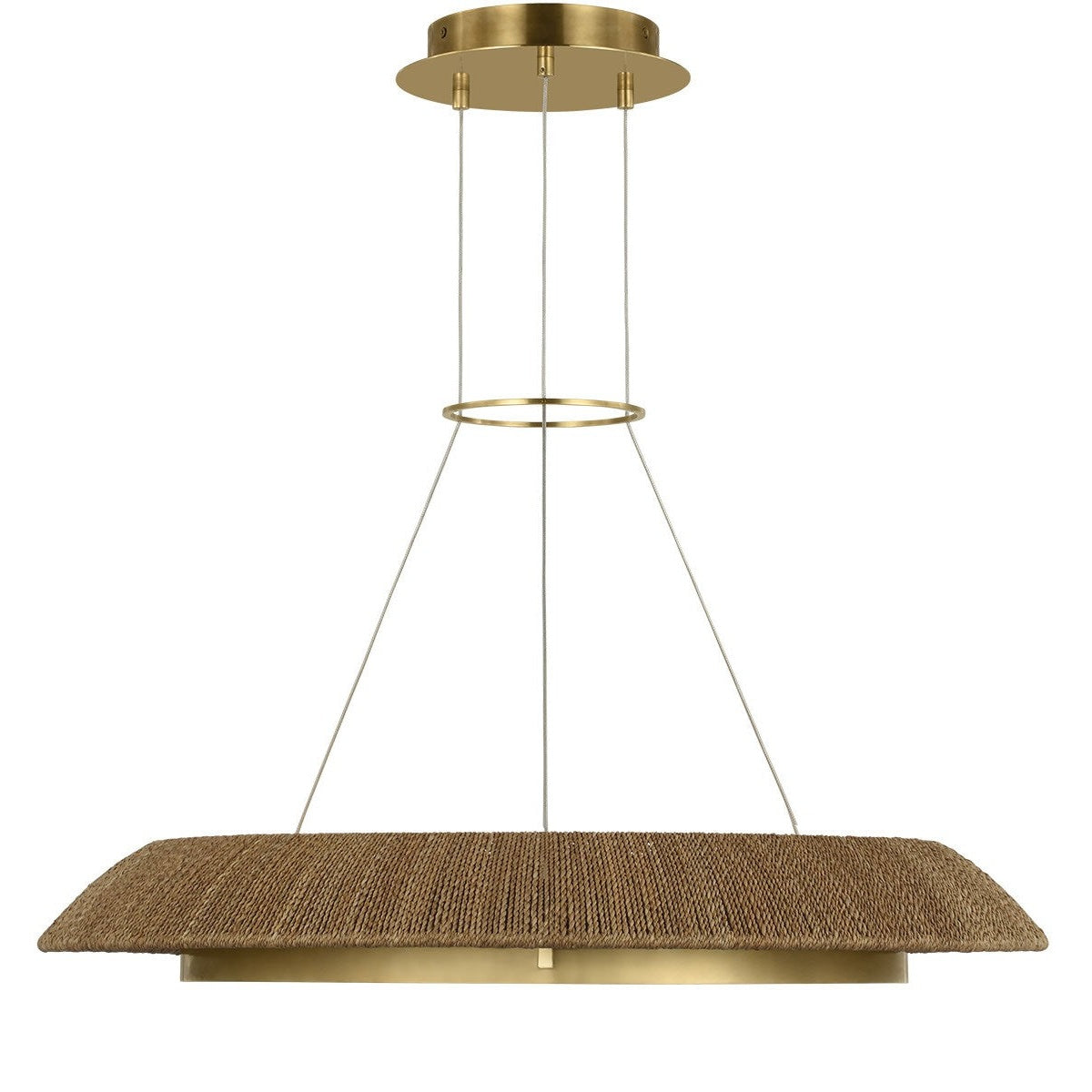 Visual Comfort Modern - SLCH55927NTHAB - LED Chandelier - Noa - Hand Rubbed Antique Brass