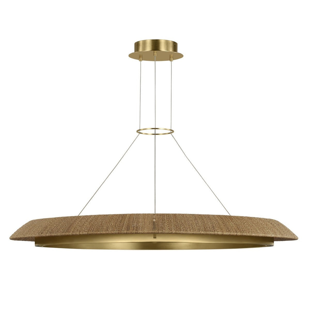 Visual Comfort Modern - SLCH55727NTHAB - LED Chandelier - Noa - Hand Rubbed Antique Brass