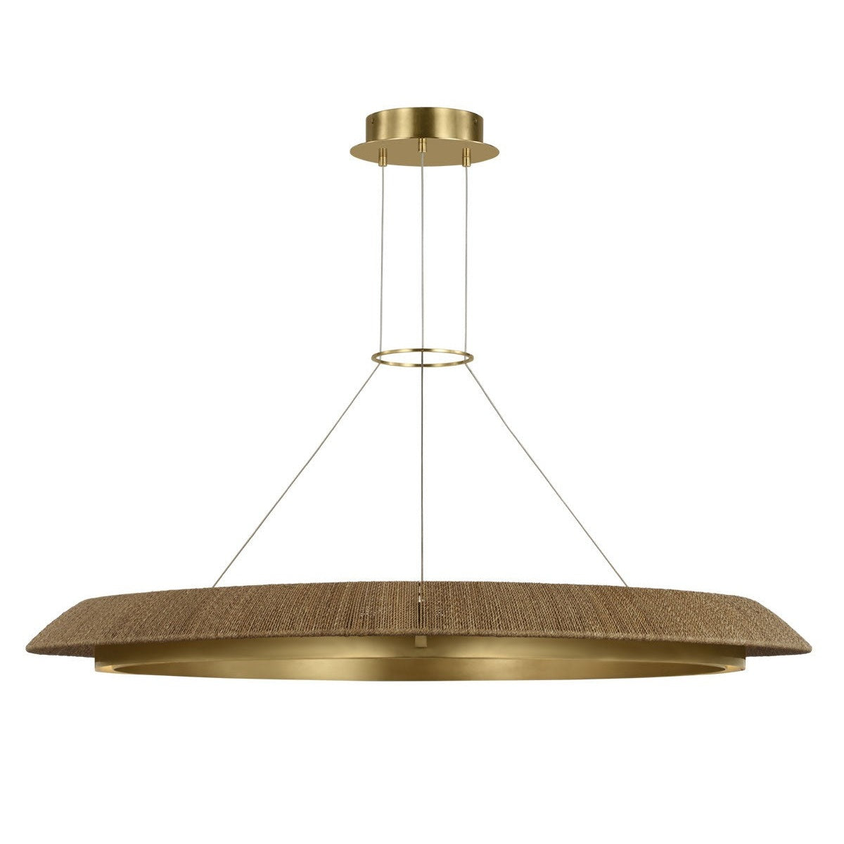 Visual Comfort Modern - SLCH55727NTHAB - LED Chandelier - Noa - Hand Rubbed Antique Brass