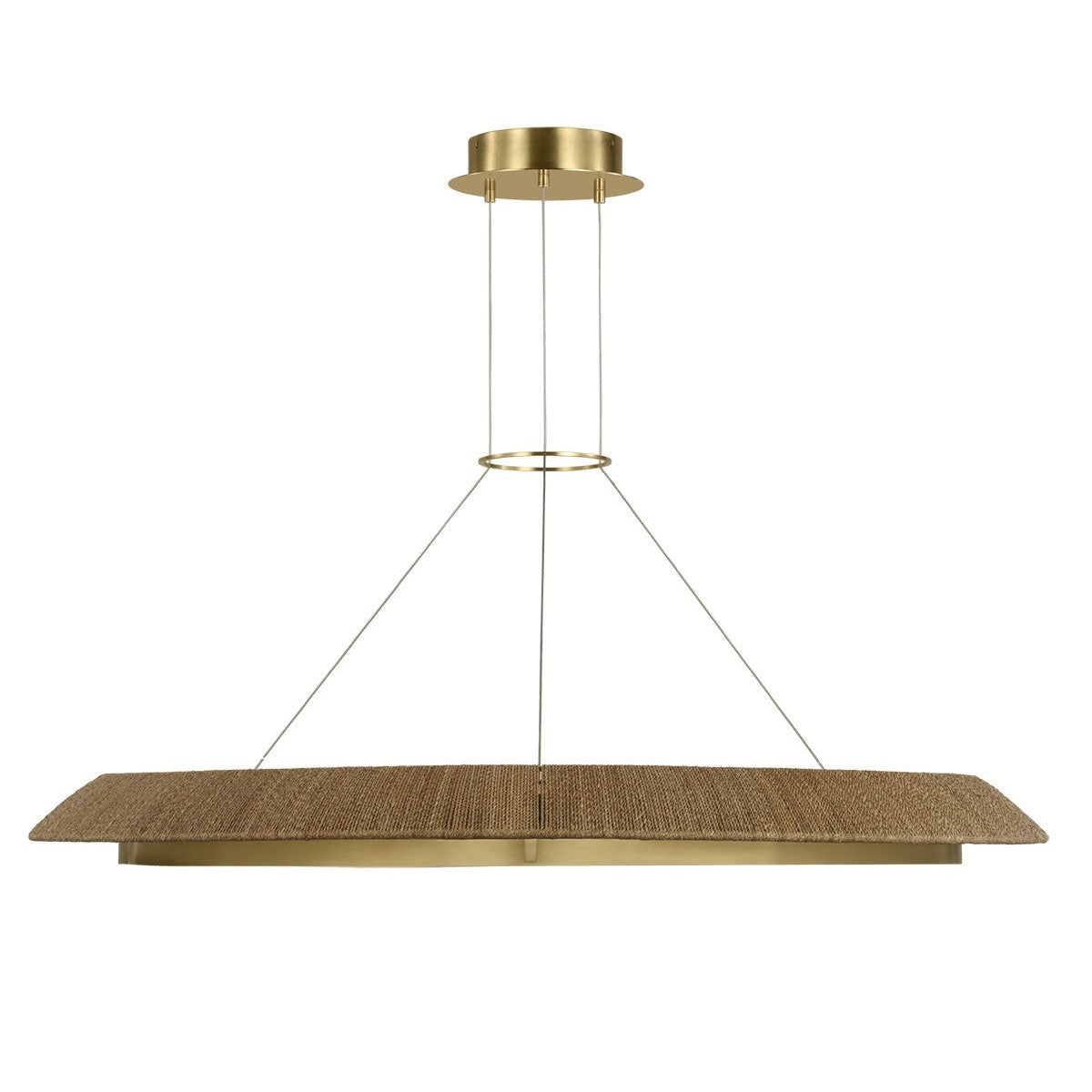 Visual Comfort Modern - SLCH55727NTHAB - LED Chandelier - Noa - Hand Rubbed Antique Brass