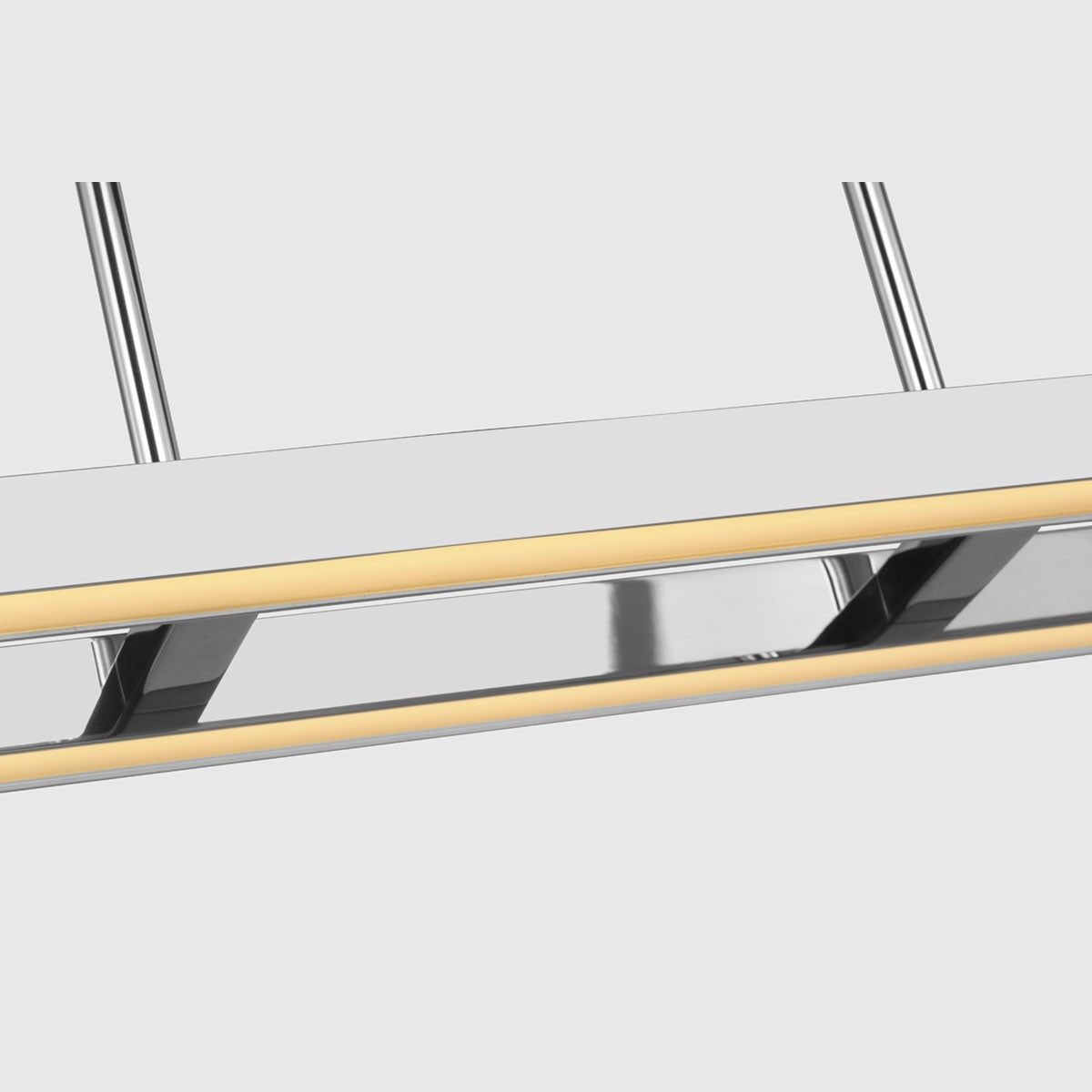 Visual Comfort Modern - 700LSSTG260PSS-LED927 - LED Linear Suspension - Stagger - Polished Stainless Steel