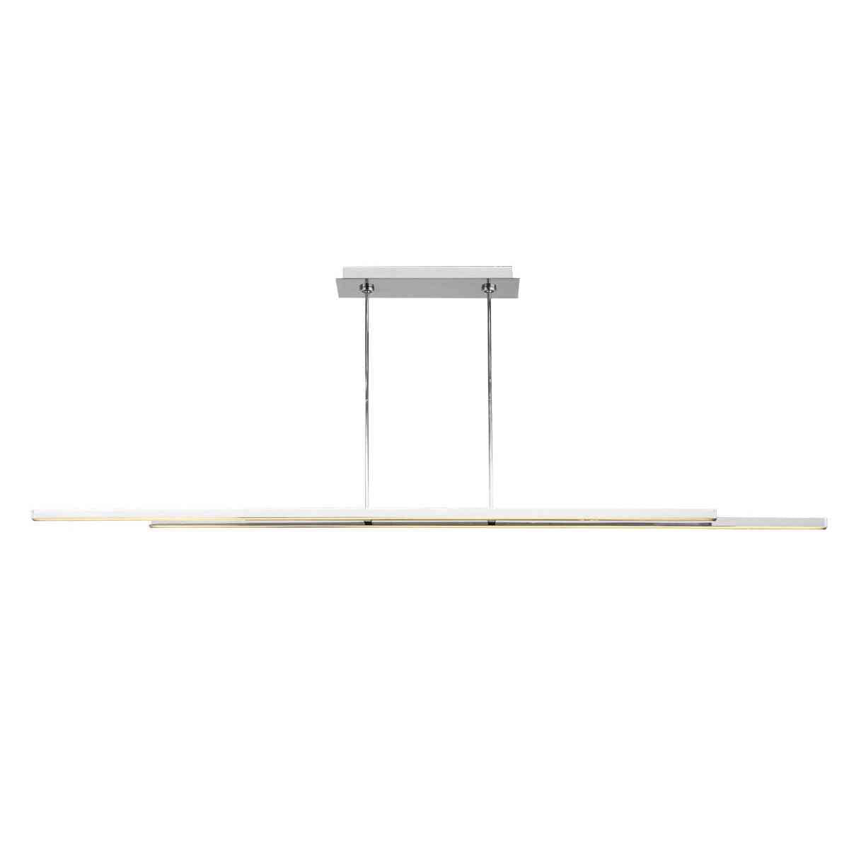 Visual Comfort Modern - 700LSSTG284PSS-LED927 - LED Linear Suspension - Stagger - Polished Stainless Steel