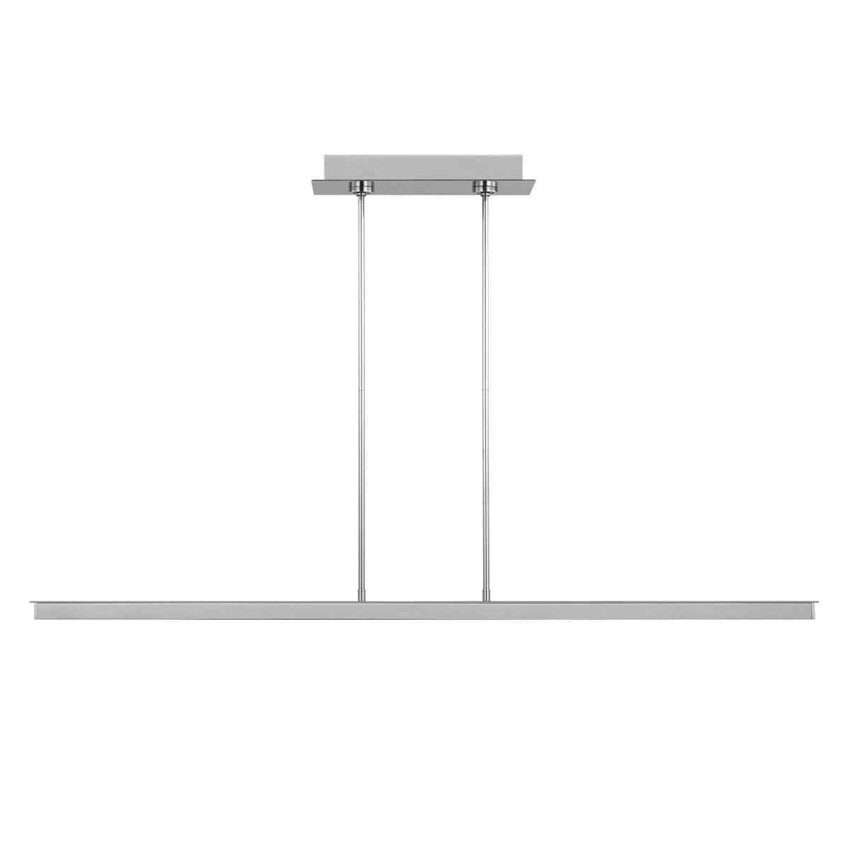 Visual Comfort Modern - 700LSSTG48PSS-LED927 - LED Linear Suspension - Stagger - Polished Stainless Steel