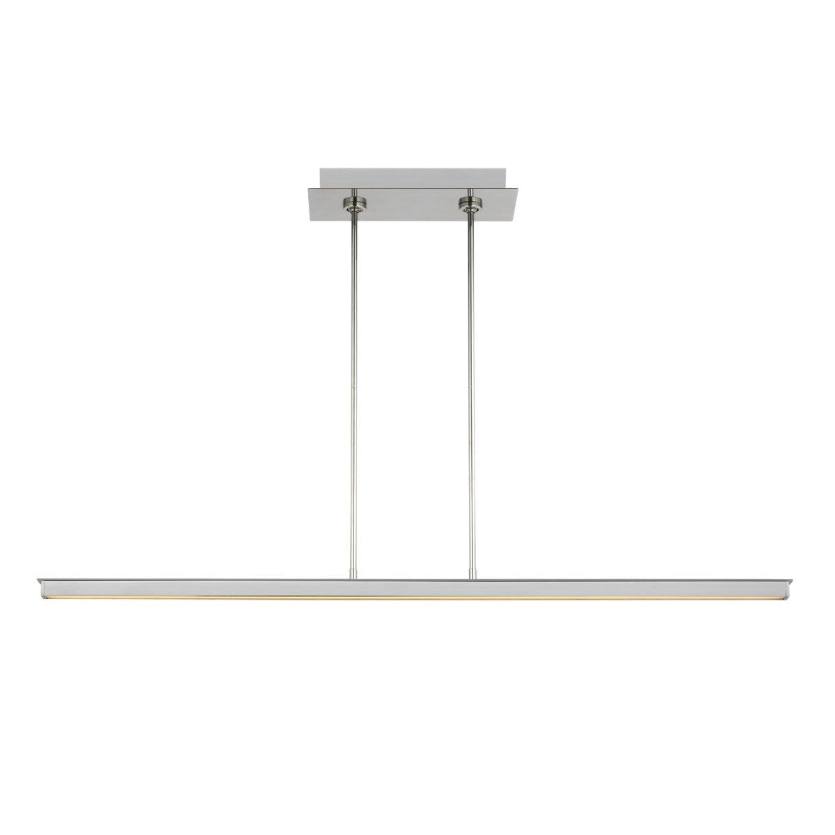 Visual Comfort Modern - 700LSSTG48PSS-LED927 - LED Linear Suspension - Stagger - Polished Stainless Steel