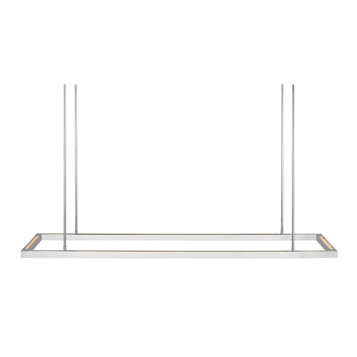 Visual Comfort Modern - 700LSSTG50PSS-LED927 - LED Linear Suspension - Stagger - Polished Stainless Steel