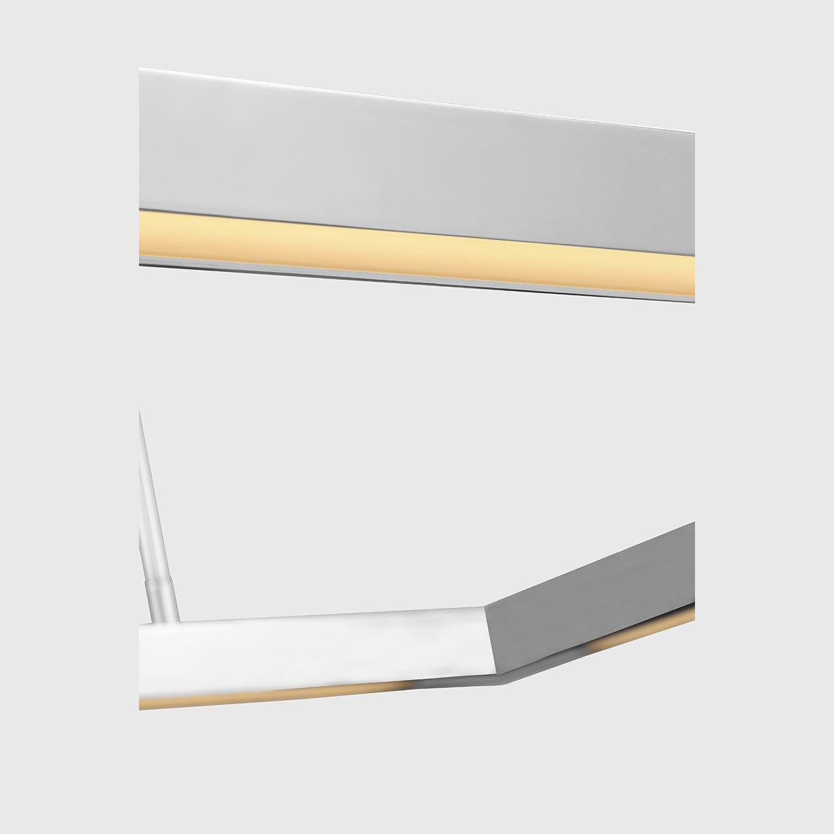 Visual Comfort Modern - MDLS18727PSS - LED Linear Suspension - Stagger - Polished Stainless Steel