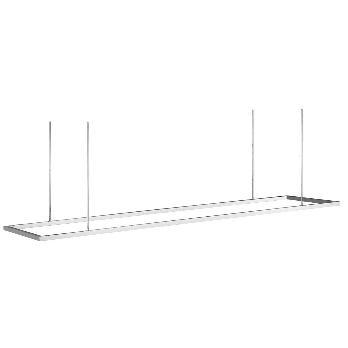 Visual Comfort Modern - 700LSSTG84PSS-LED927-277 - LED Linear Suspension - Stagger - Polished Stainless Steel