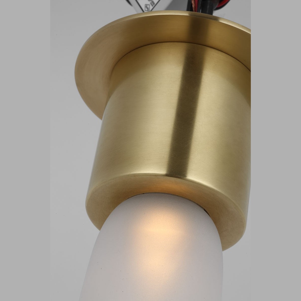 Visual Comfort Modern - KWFM58127CEHAB - LED Flush Mount - Volver - Hand Rubbed Antique Brass