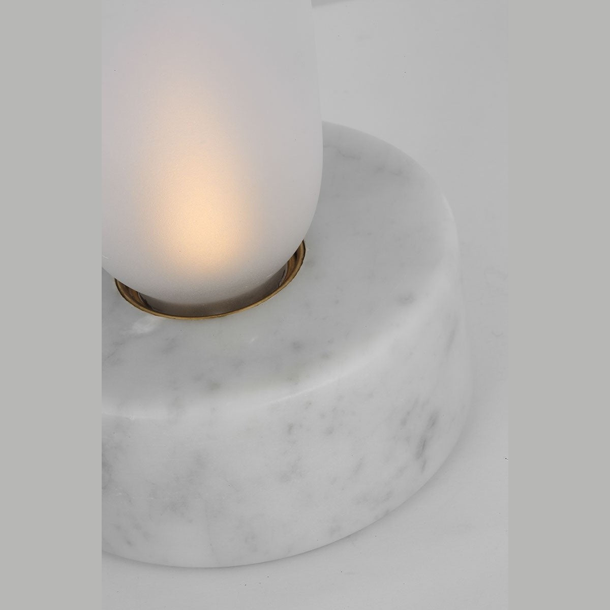 Visual Comfort Modern - KWTB50127CEW - LED Table Lamp - Volver - White Marble