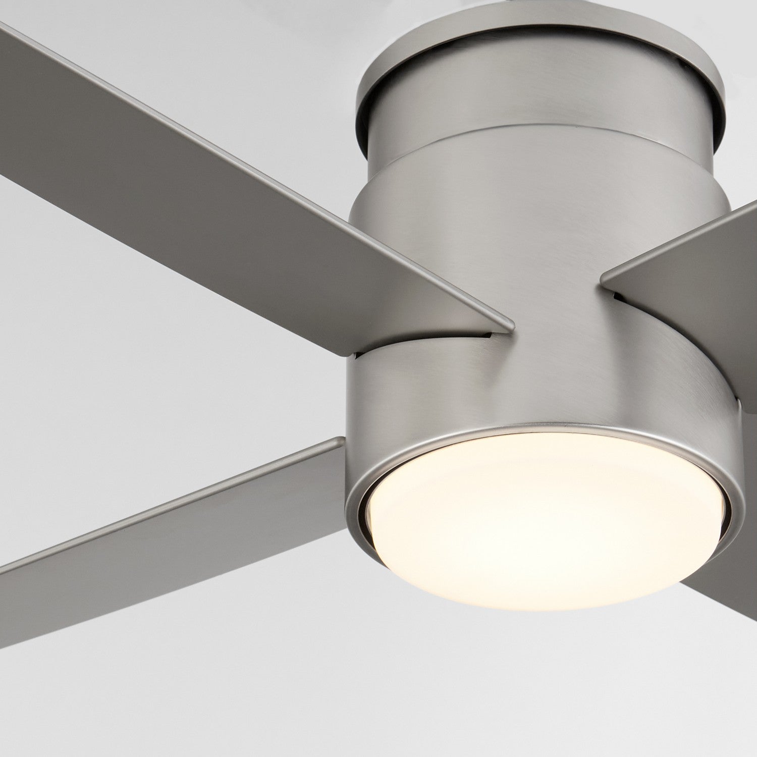 Quorum - 3-128-24 - 44"Ceiling Fan - Oslo Hugger - Satin Nickel