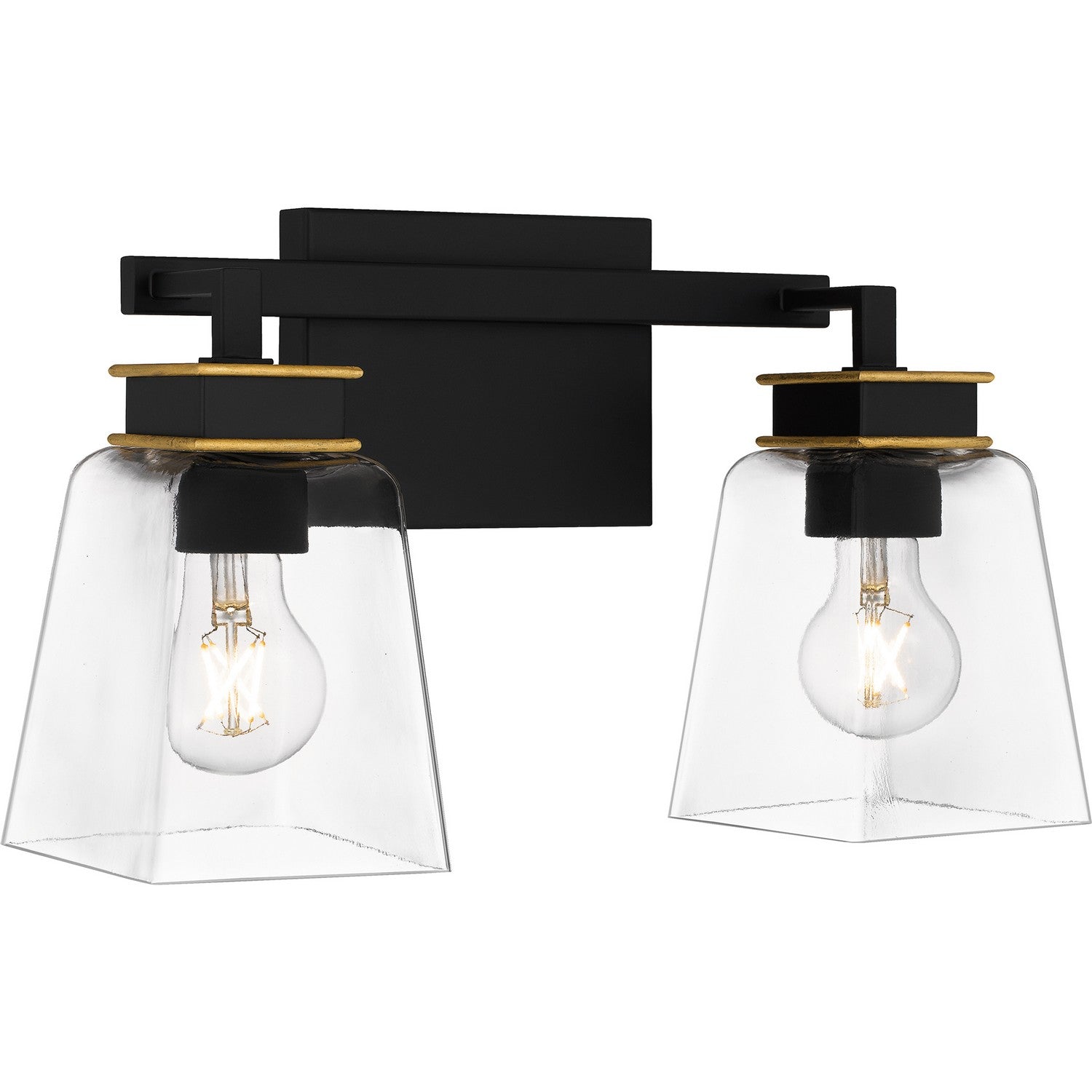 Quoizel - ALY8615MBK - Two Light Bath - Almany - Matte Black
