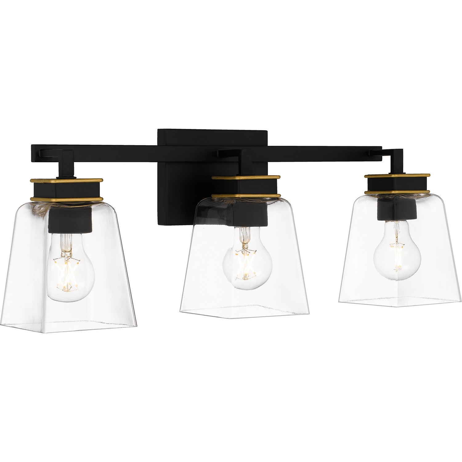 Quoizel - ALY8623MBK - Three Light Bath - Almany - Matte Black