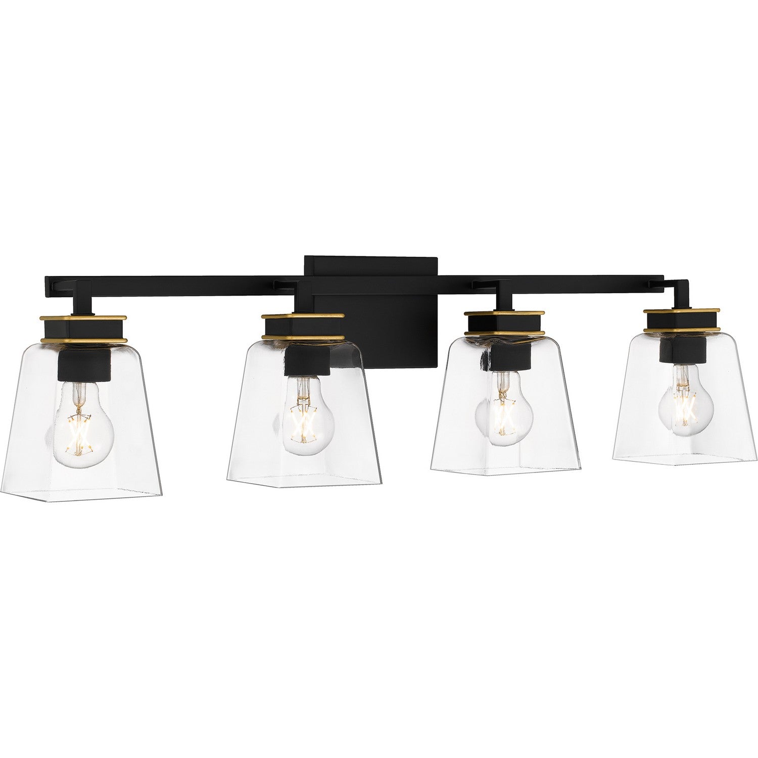 Quoizel - ALY8632MBK - Four Light Bath - Almany - Matte Black