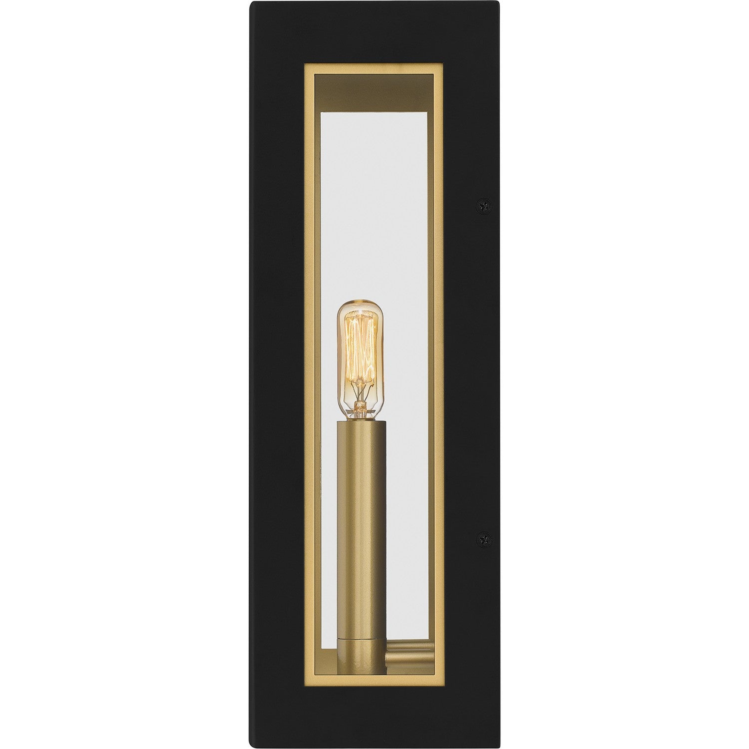 Quoizel - BBN8406MBK - Two Light Outdoor Wall Mount - Bourbon - Matte Black