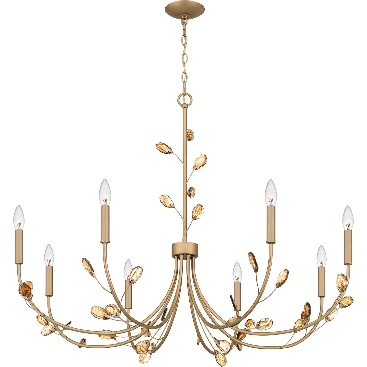 Quoizel - HEI5040BGD - Eight Light Chandelier - Heiress - Bronze Gold