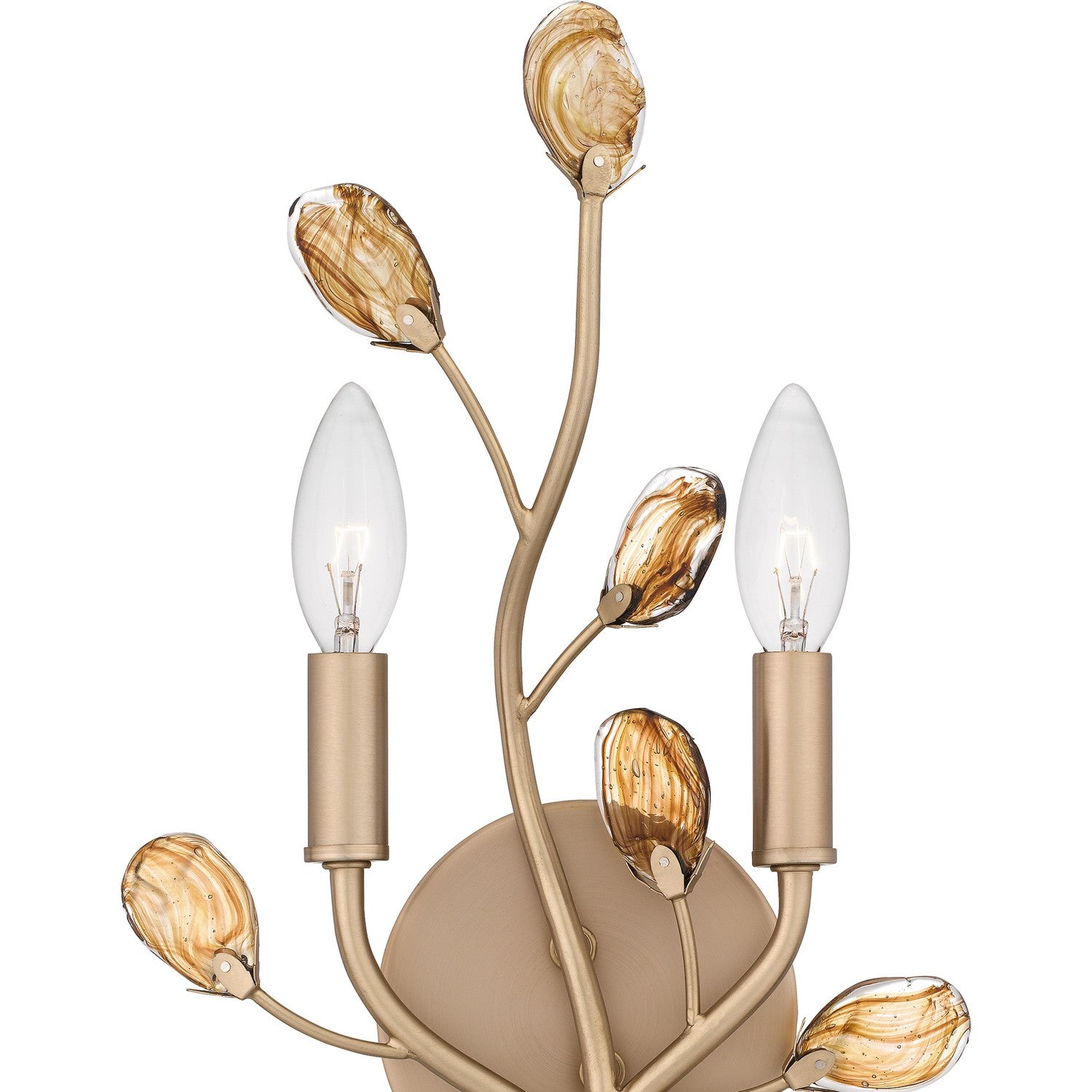 Quoizel - HEI8709BGD - Two Light Wall Sconce - Heiress - Bronze Gold