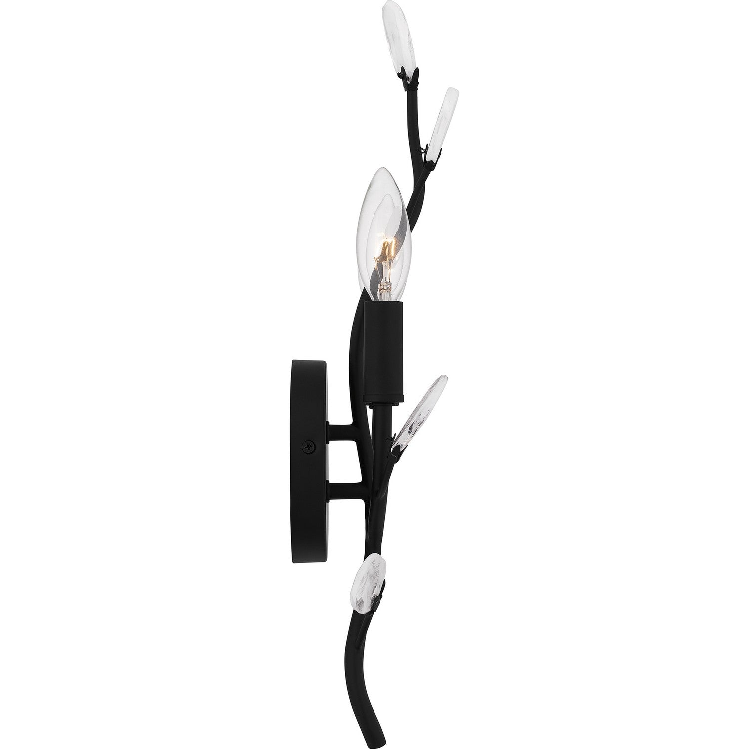 Quoizel - HEI8709MBK - Two Light Wall Sconce - Heiress - Matte Black