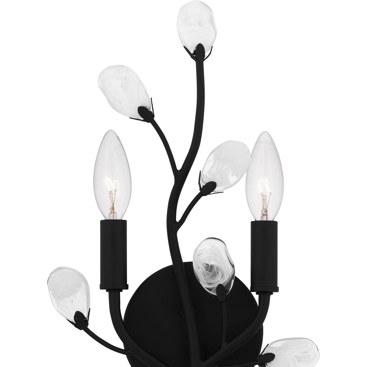 Quoizel - HEI8709MBK - Two Light Wall Sconce - Heiress - Matte Black