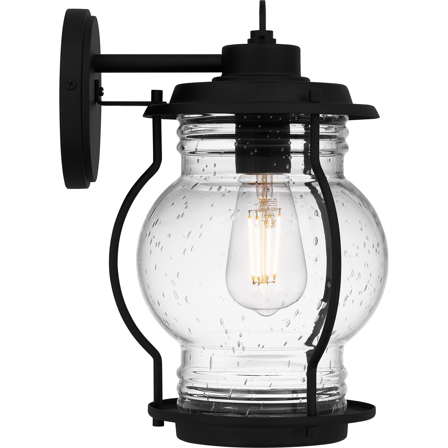 Quoizel - LHR8407EK - One Light Outdoor Wall Mount - Luther - Earth Black