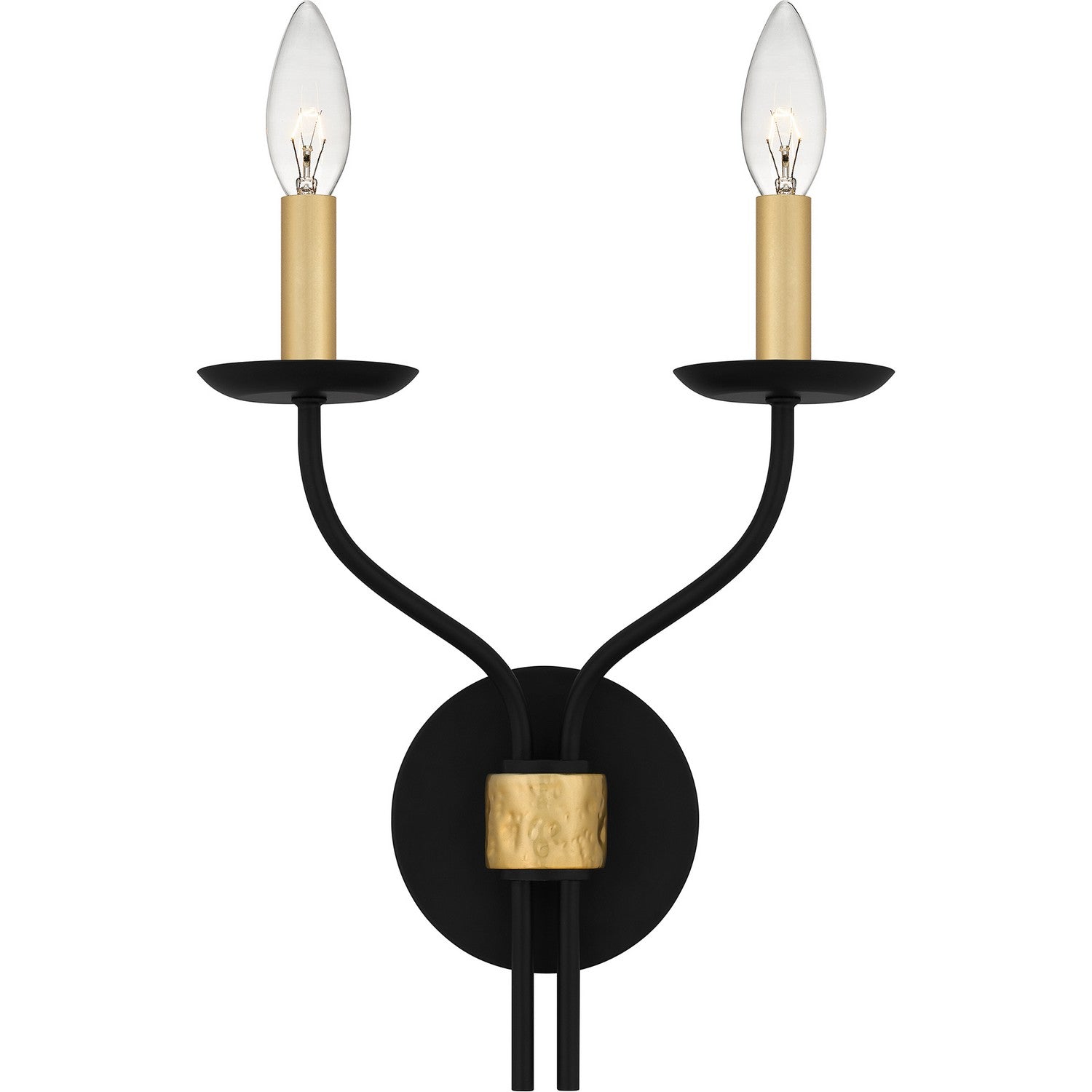 Quoizel - MAG8711MBK - Two Light Wall Sconce - Margaret - Matte Black