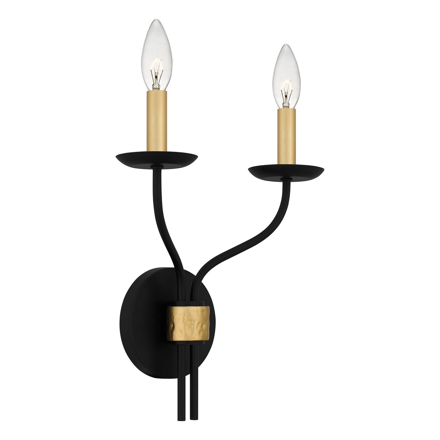Quoizel - MAG8711MBK - Two Light Wall Sconce - Margaret - Matte Black